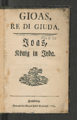 Vorschaubild von Gioas, Re di Giuda