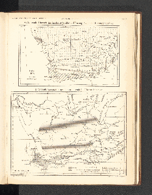 Vorschaubild von A: Historische Übersicht der Anschauungen über Pflanzengeographische Gliederung Südafrikas 
B: Verbreitungsgrenzen einiger besonderts wichtigen Pflanzen Südafrikas